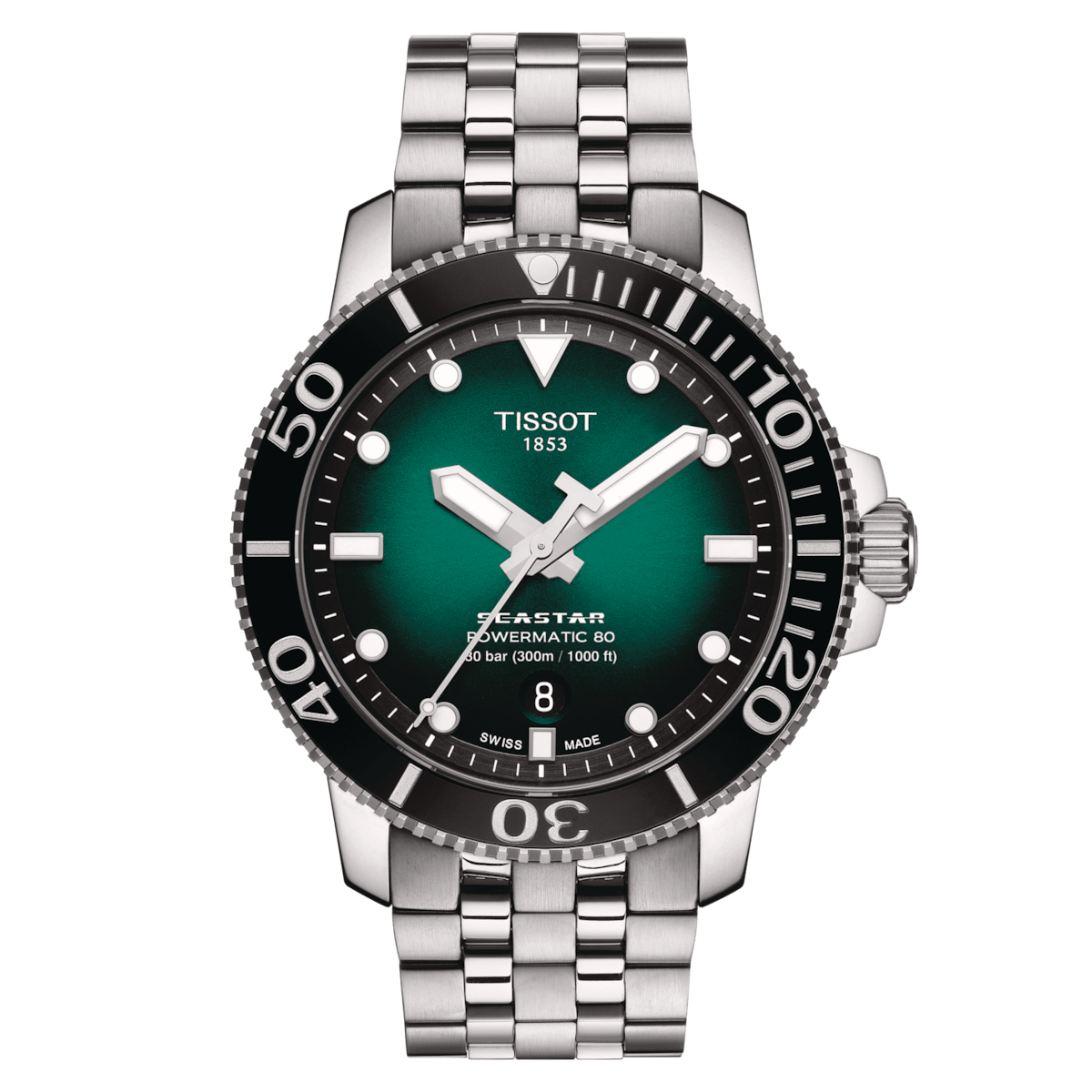 SW Tissot Seastar 1000 Powermatic 80 T120.407.11.091.01 43mm