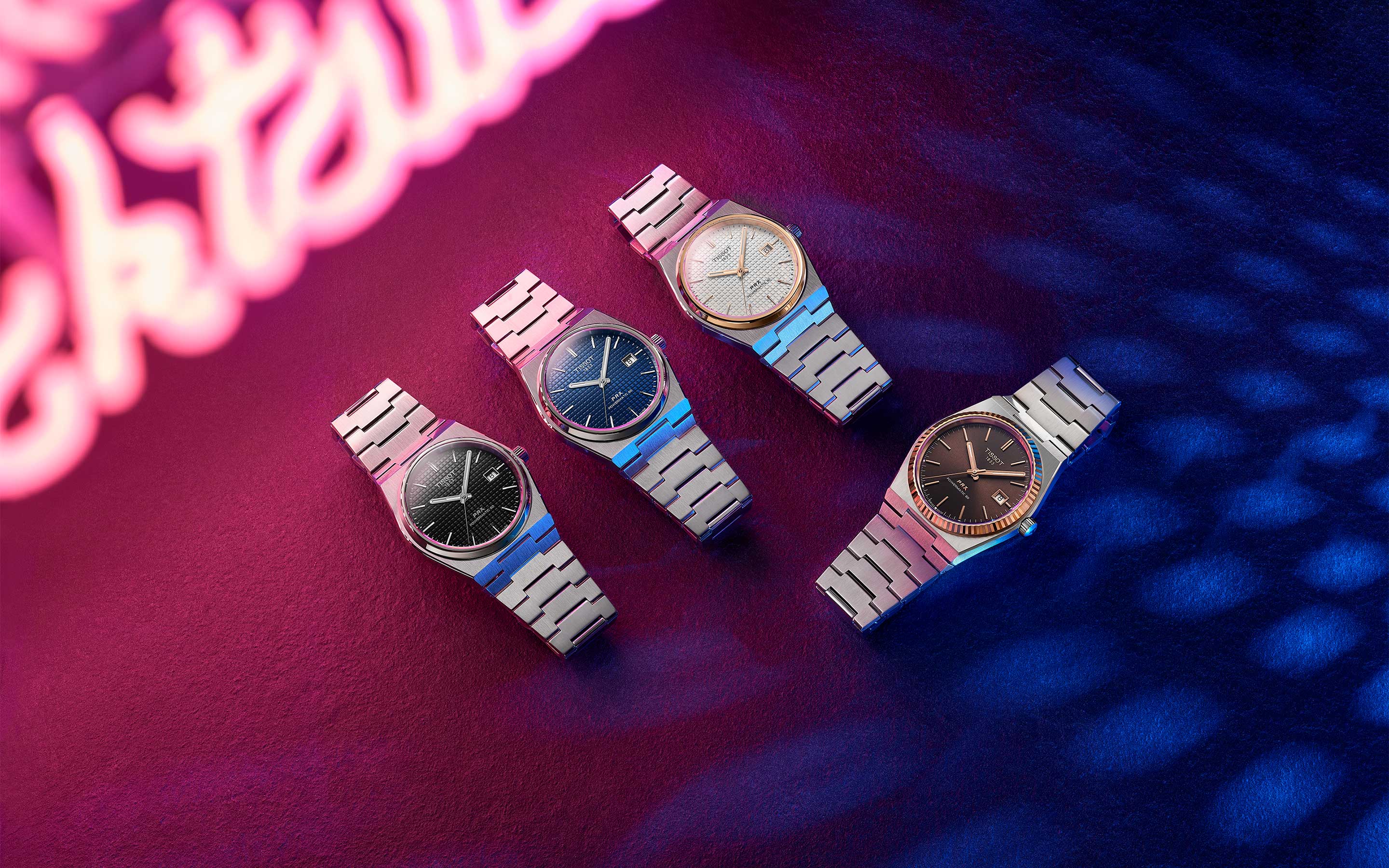 Load video: TISSOT PRX SERIES